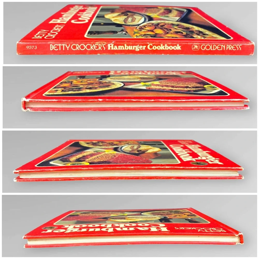 Betty Crocker Hamburger Cookbook 1973 Vintage Recipe‎ Book First Printing
